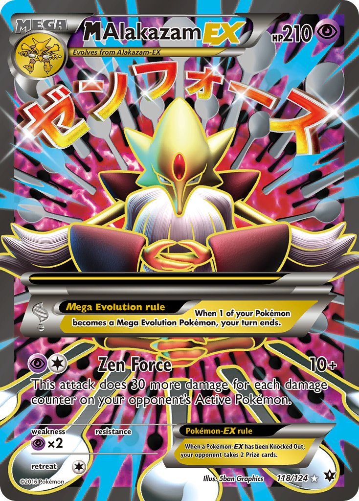 Mega Alakazam EX Pokémon card