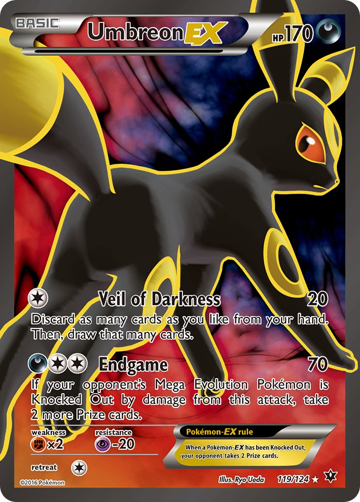 Umbreon EX Pokémon card