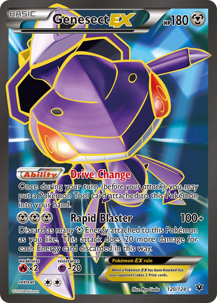 Genesect EX Pokémon card