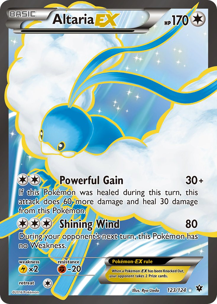 Altaria EX Pokémon card