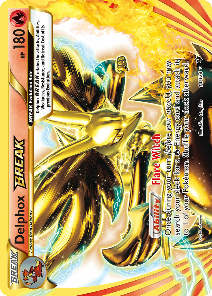 Delphox BREAK Pokémon card