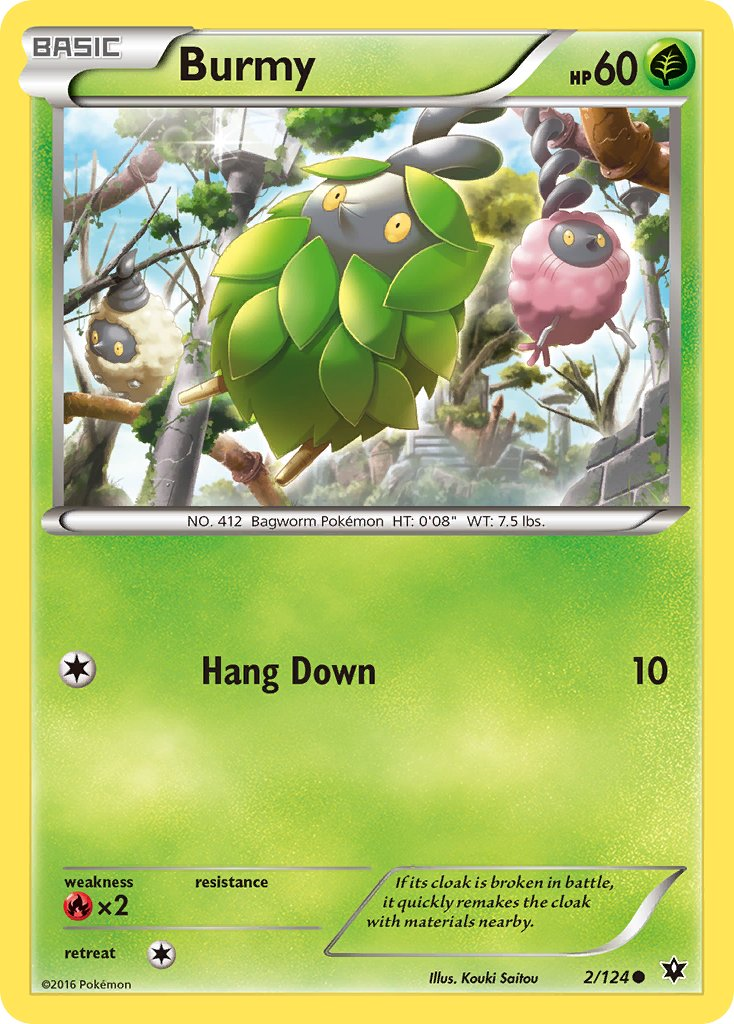 Burmy Pokémon card