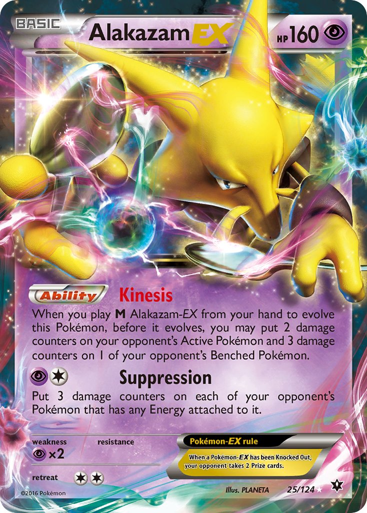 Alakazam EX Pokémon card
