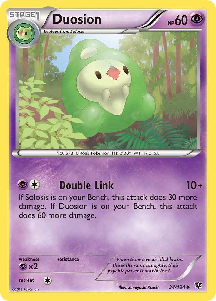 Duosion Pokémon card