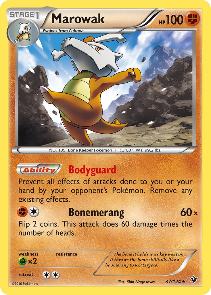 Marowak Pokémon card