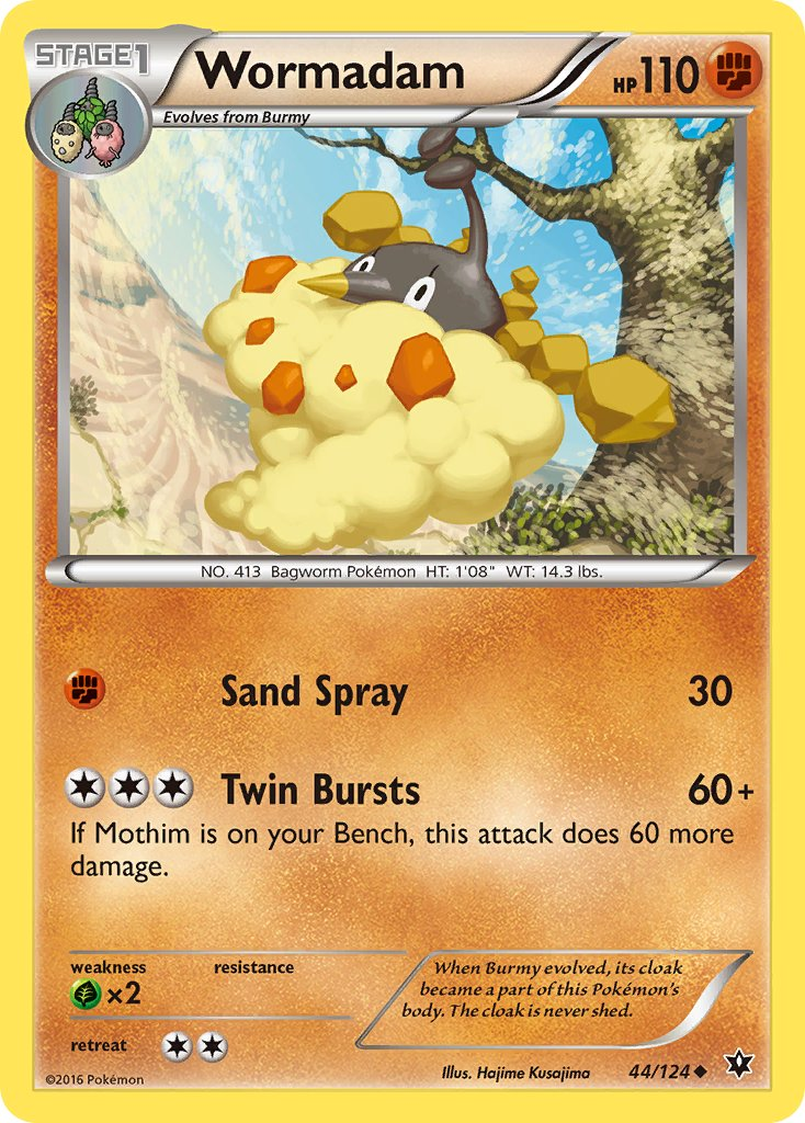 Wormadam Pokémon card