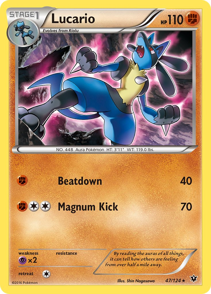 Lucario Pokémon card