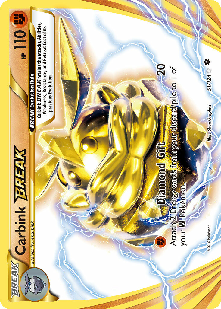 Carbink BREAK Pokémon card
