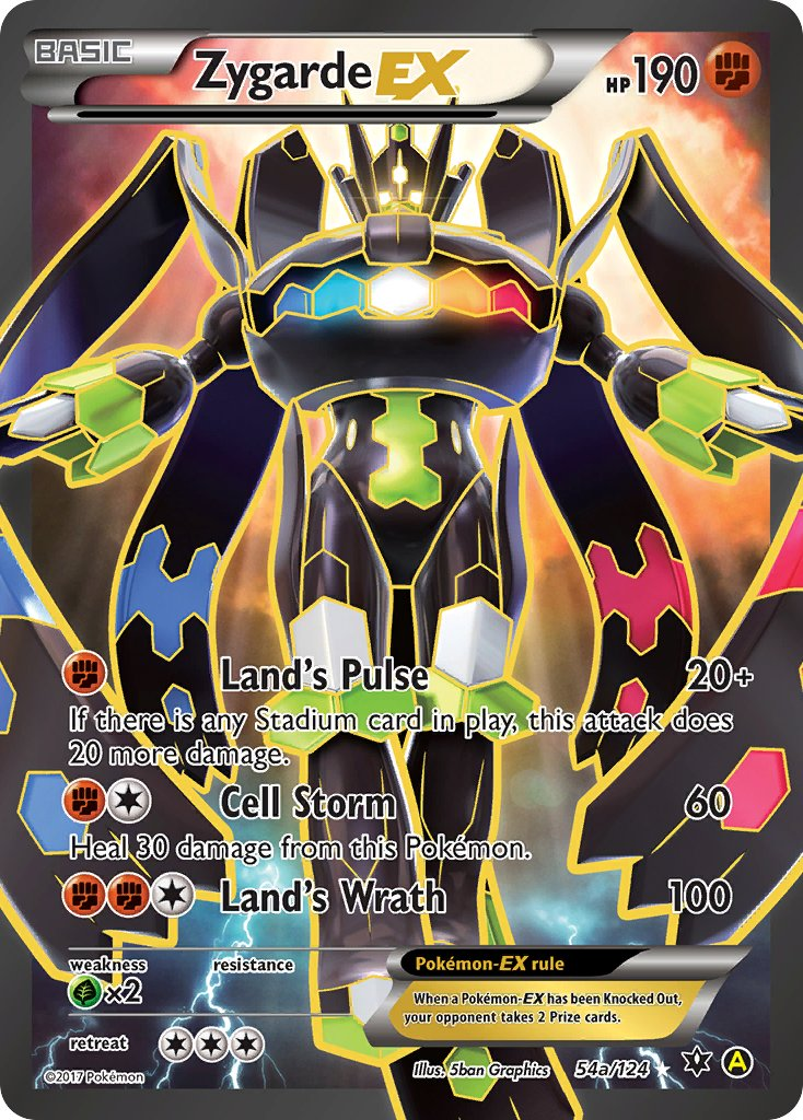 Zygarde EX Pokémon card