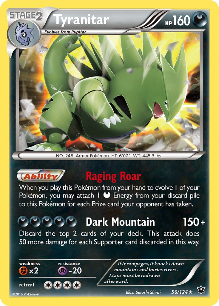 Tyranitar Pokémon card