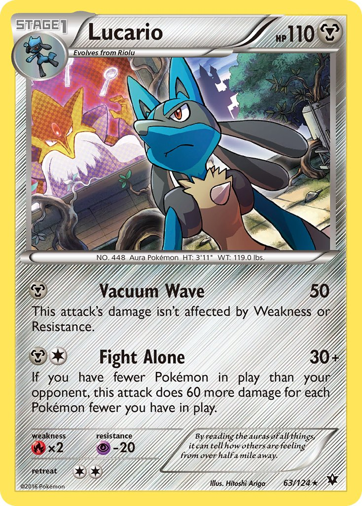 Lucario Pokémon card