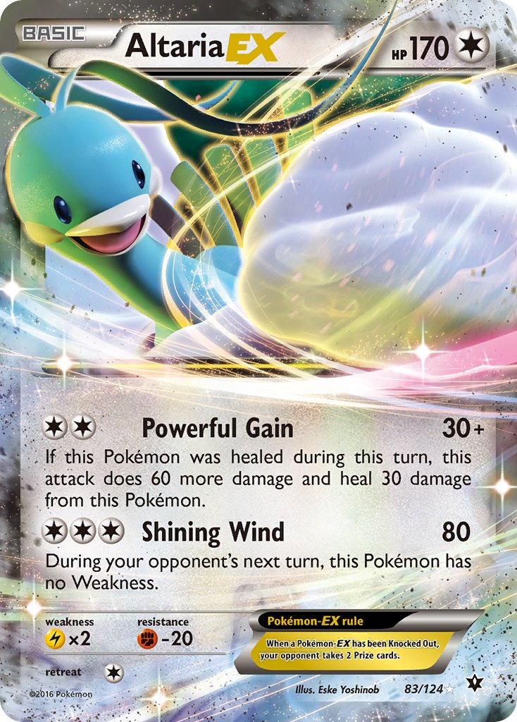 Altaria EX Pokémon card