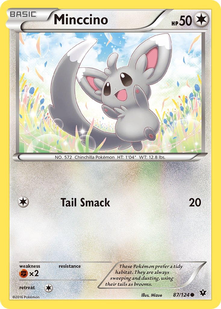 Minccino Pokémon card