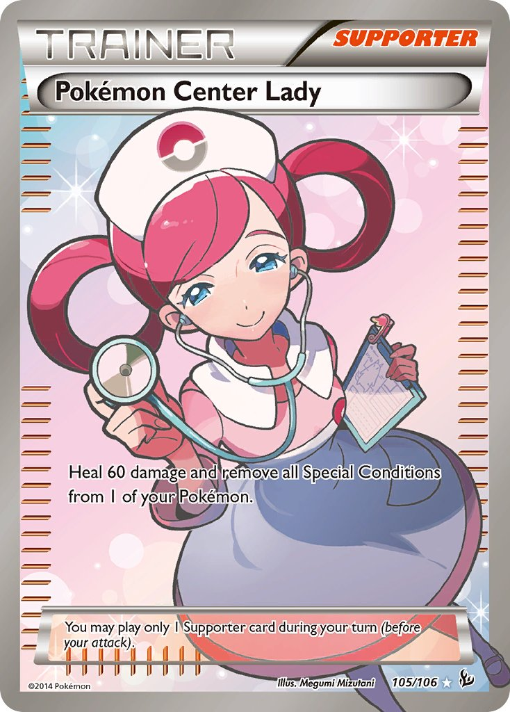 Pokémon Center Lady Pokémon card