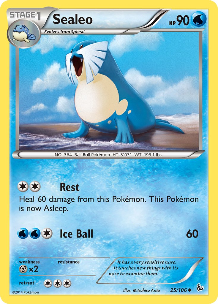 Sealeo Pokémon card