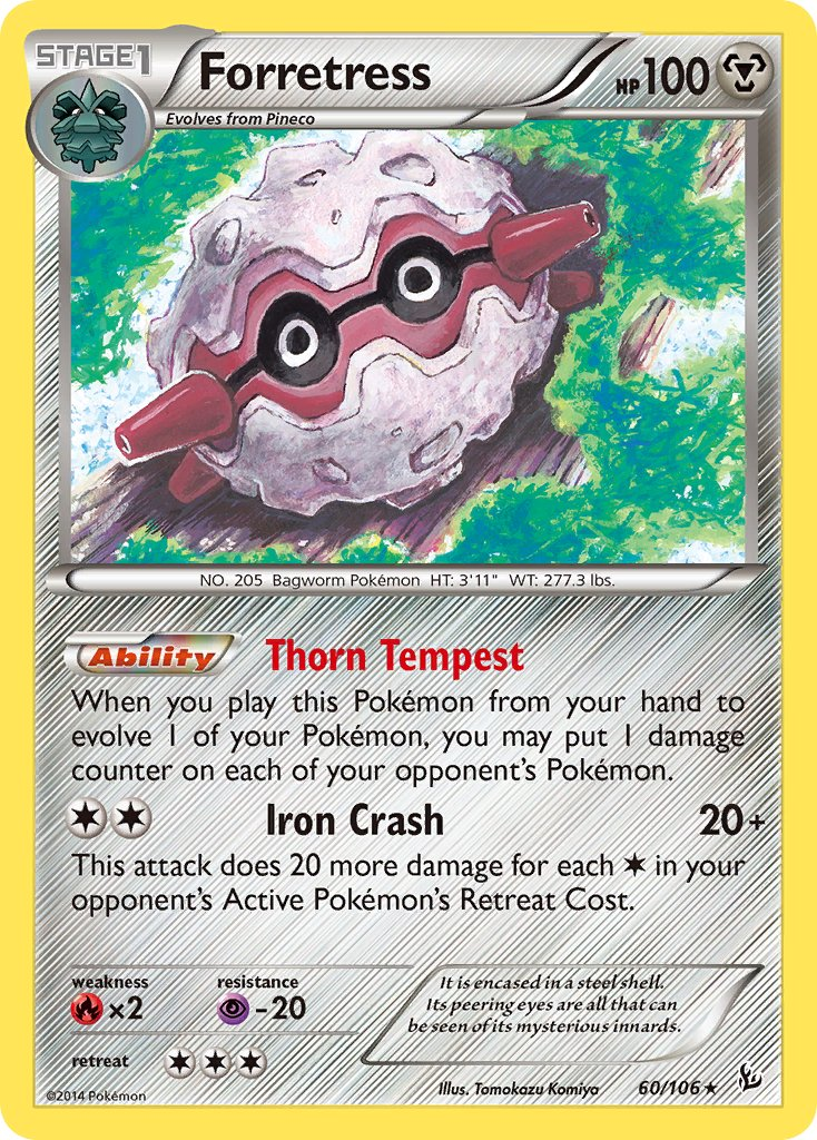 Forretress Pokémon card