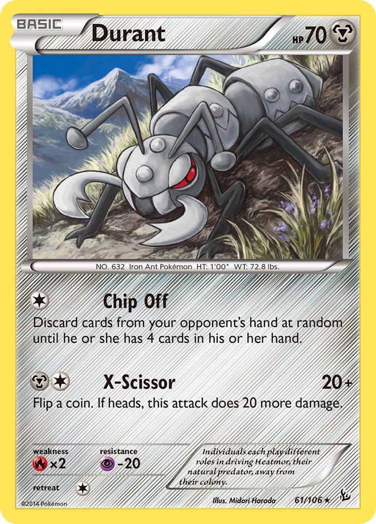 Durant Pokémon card