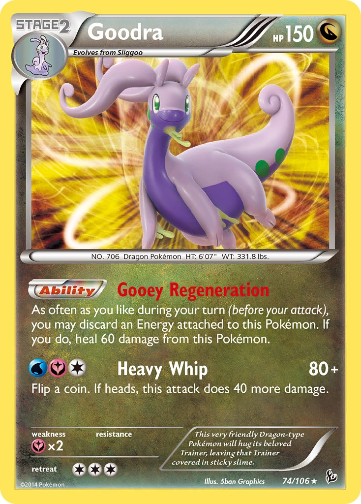Goodra Pokémon card