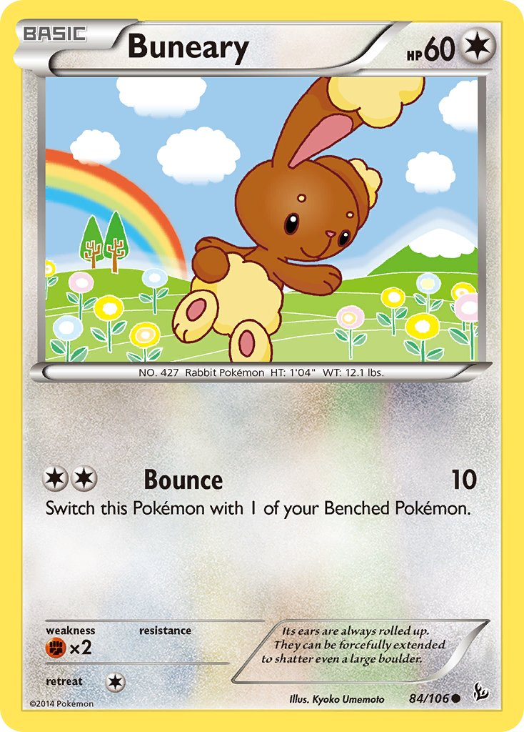 Buneary Pokémon card