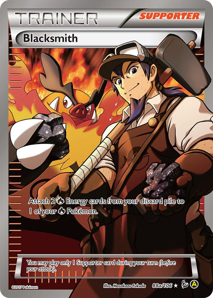 Blacksmith Pokémon card
