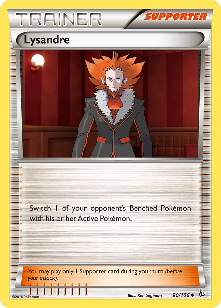 Lysandre Pokémon card