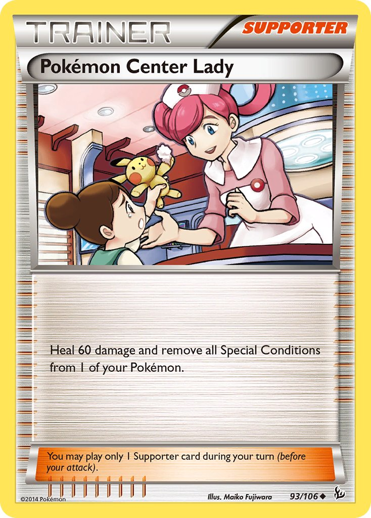 Pokémon Center Lady Pokémon card