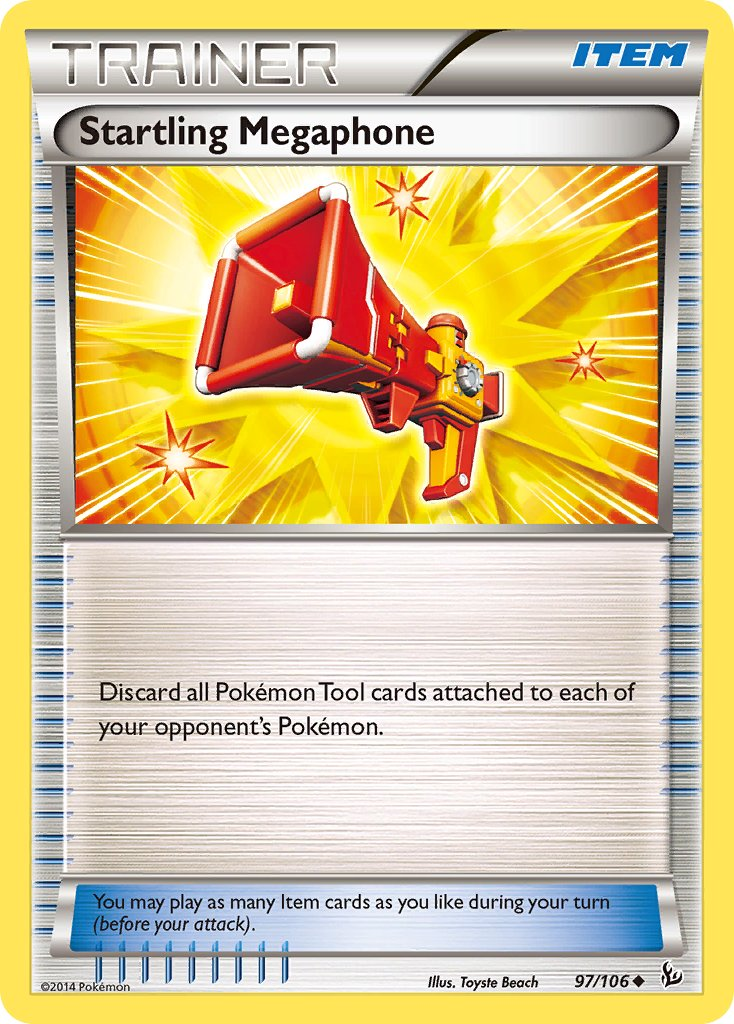 Startling Megaphone Pokémon card