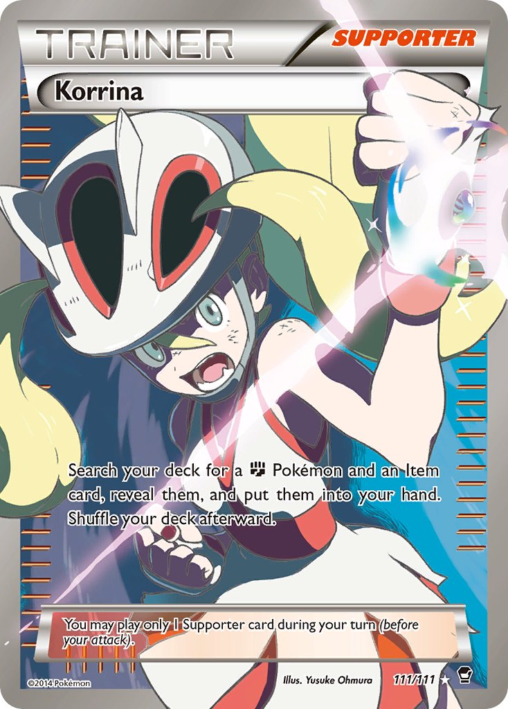 Korrina Pokémon card