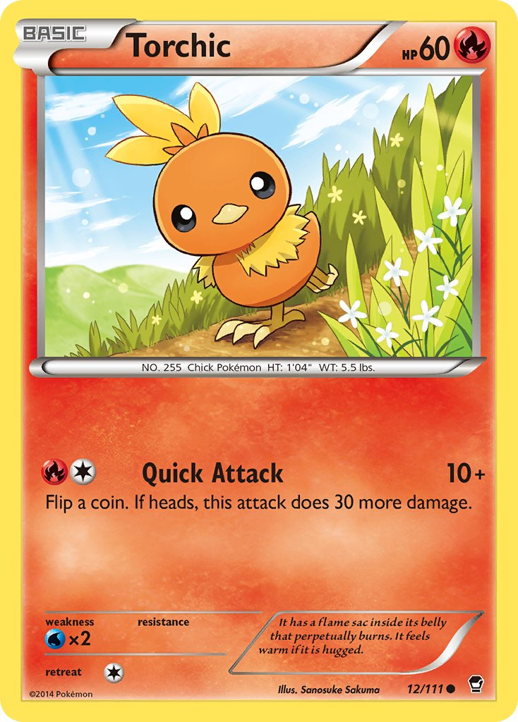 Torchic Pokémon card