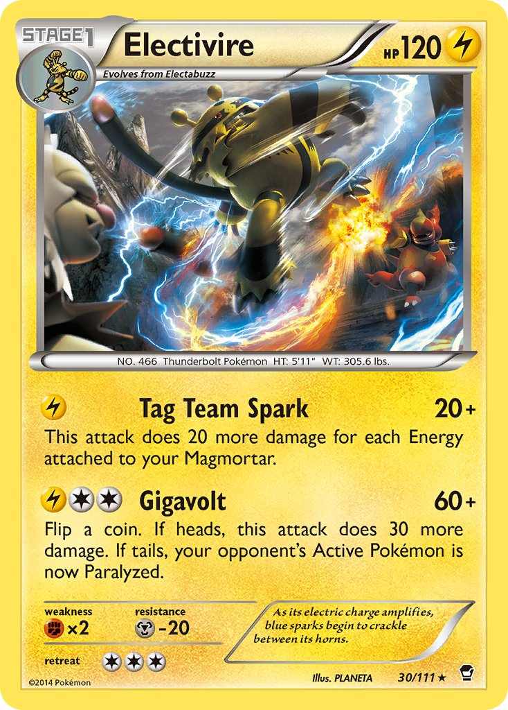 Electivire Pokémon card