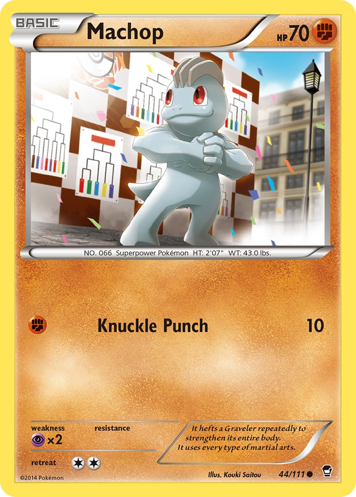 Machop Pokémon card