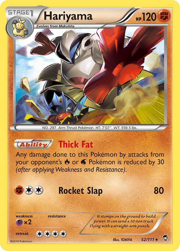 Hariyama Pokémon card