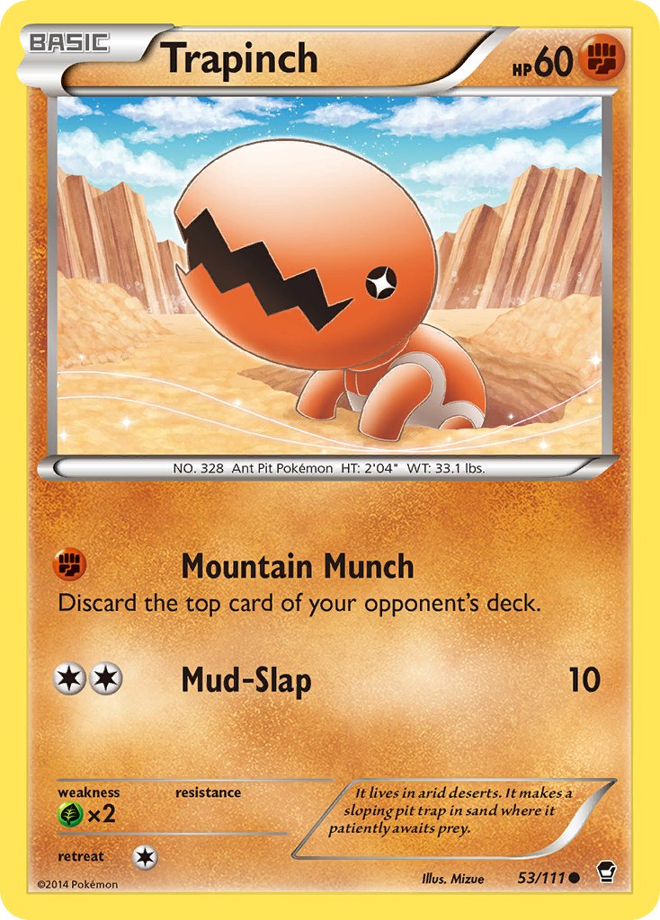 Trapinch Pokémon card