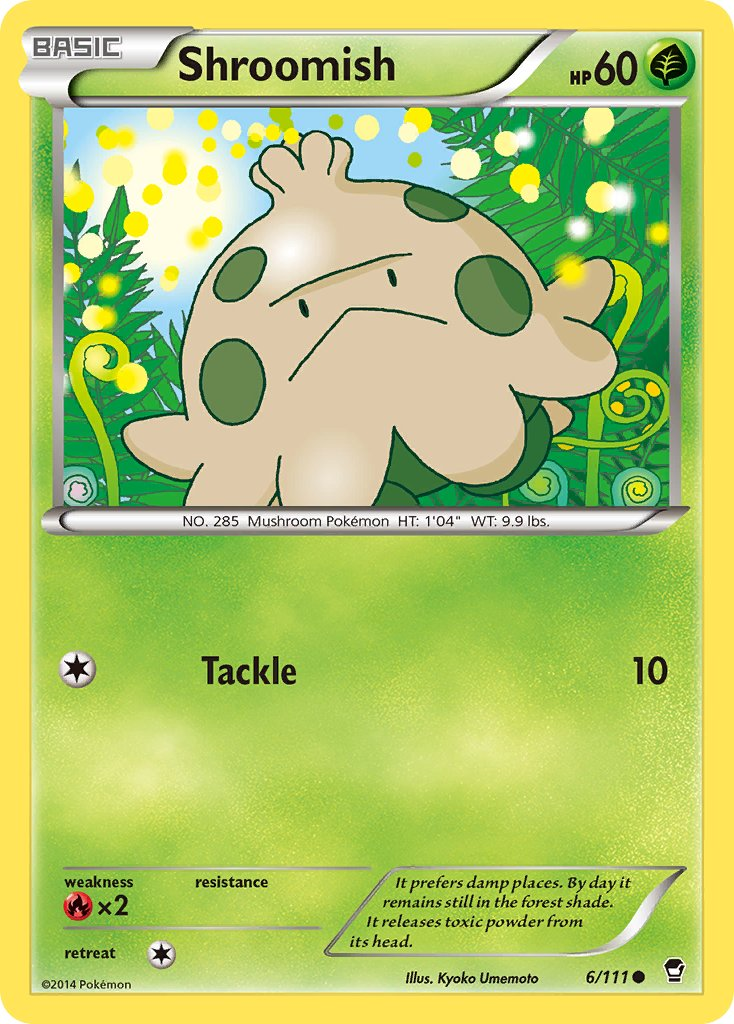 Shroomish Pokémon card