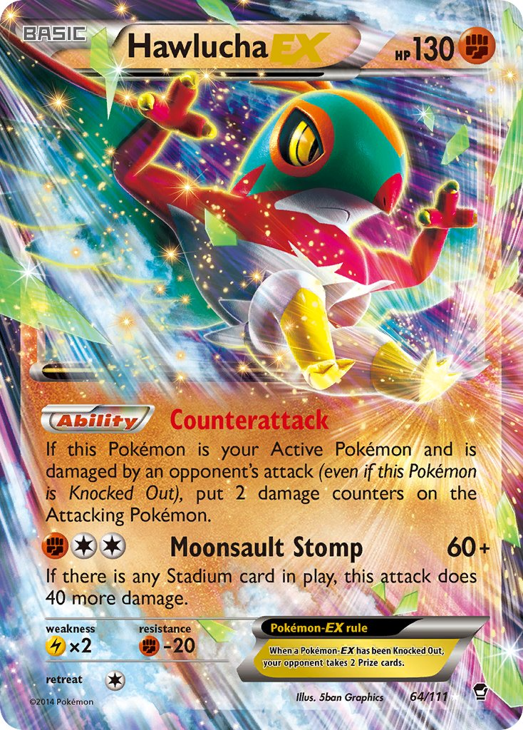 Hawlucha EX Pokémon card