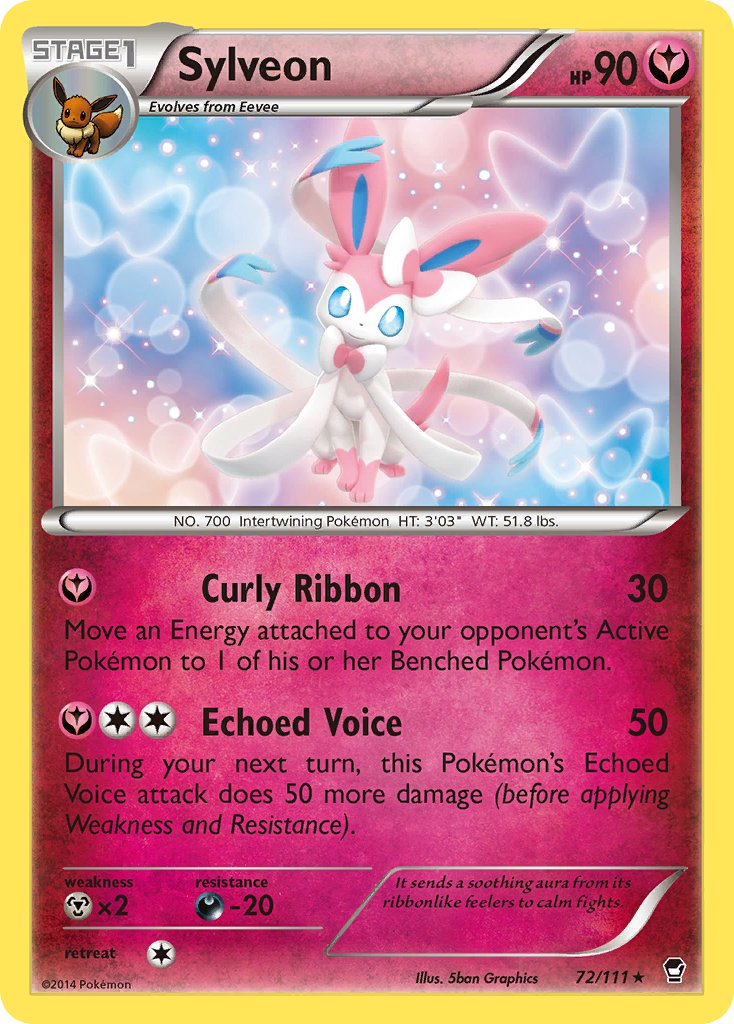 Sylveon Pokémon card
