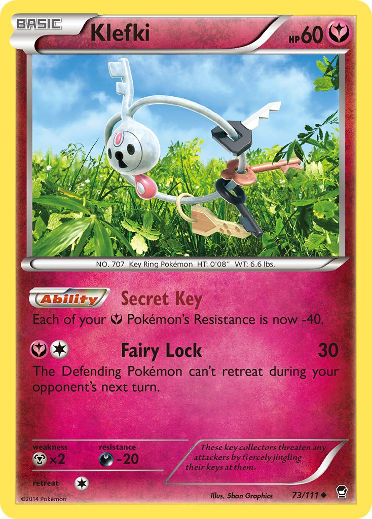Klefki Pokémon card