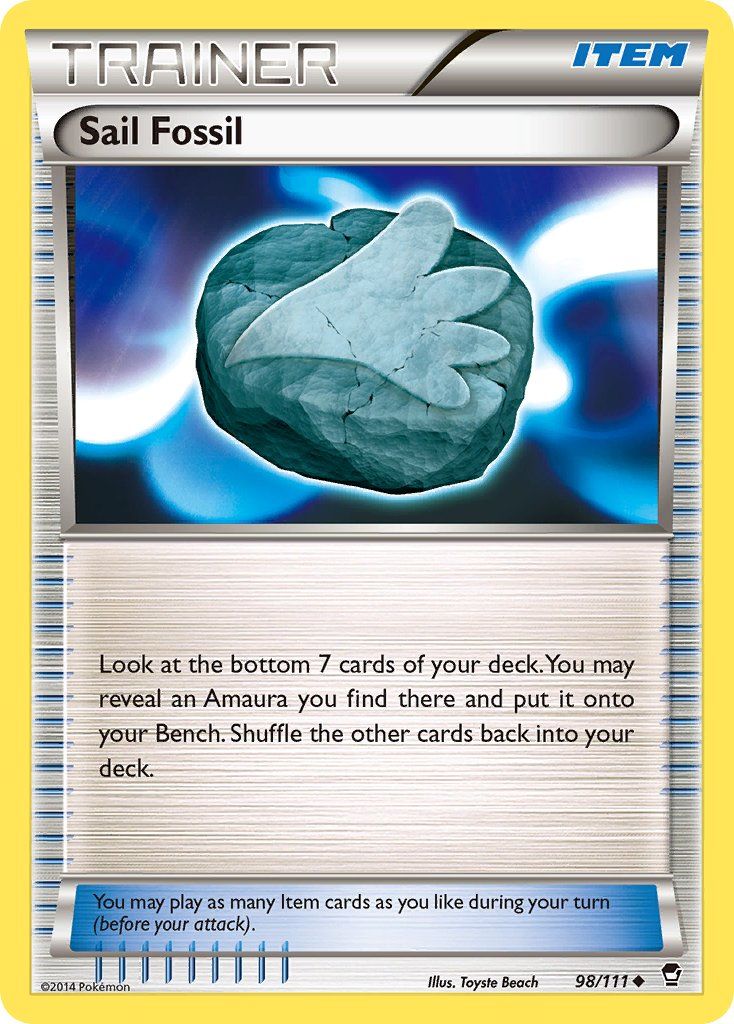 Sail Fossil Pokémon card
