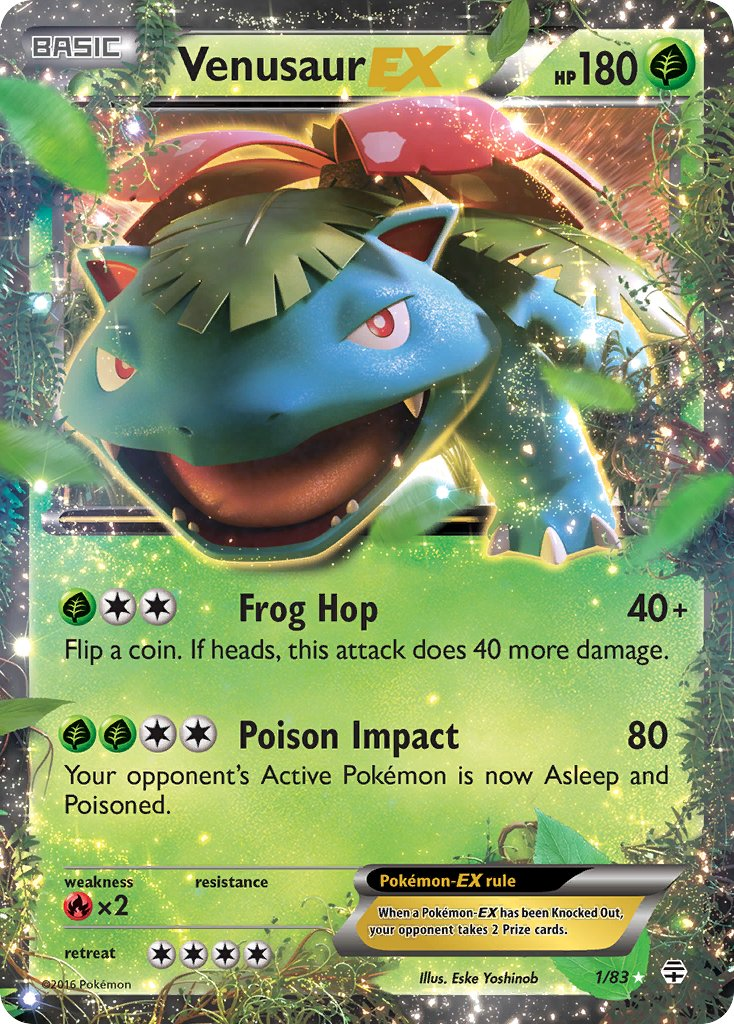 Venusaur EX Pokémon card