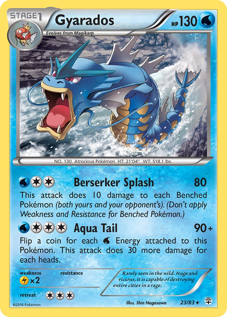 Gyarados Pokémon card