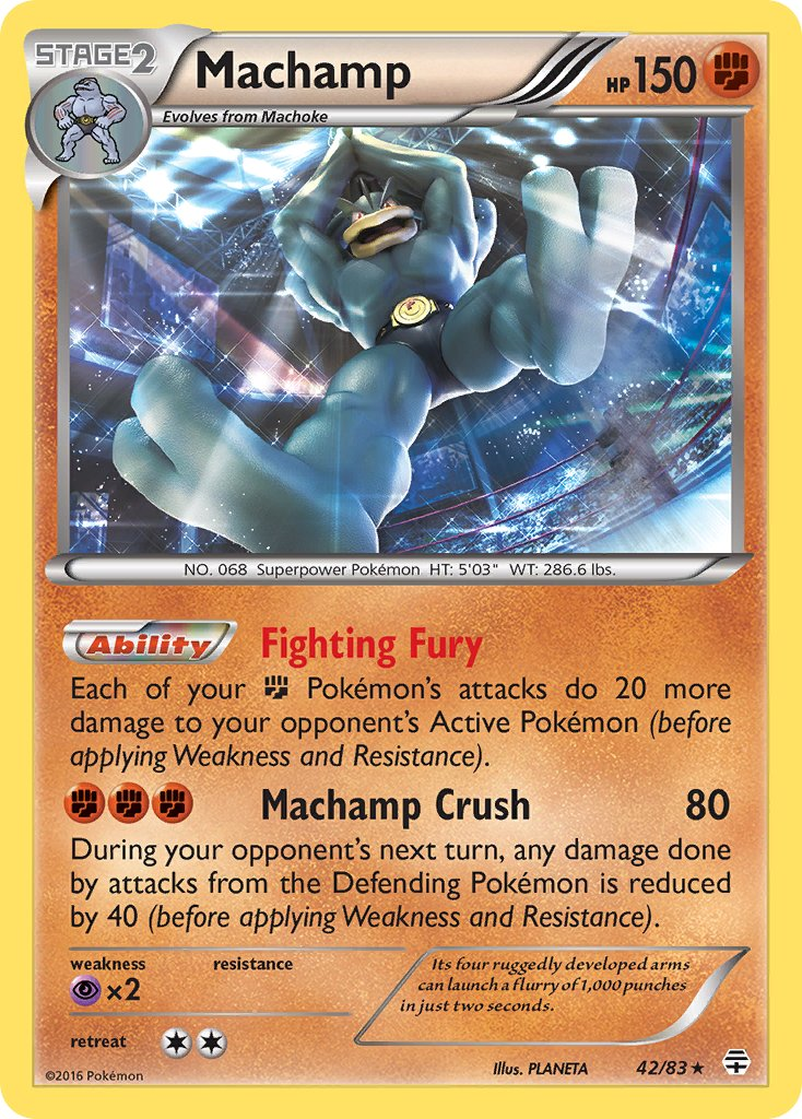 Machamp Pokémon card
