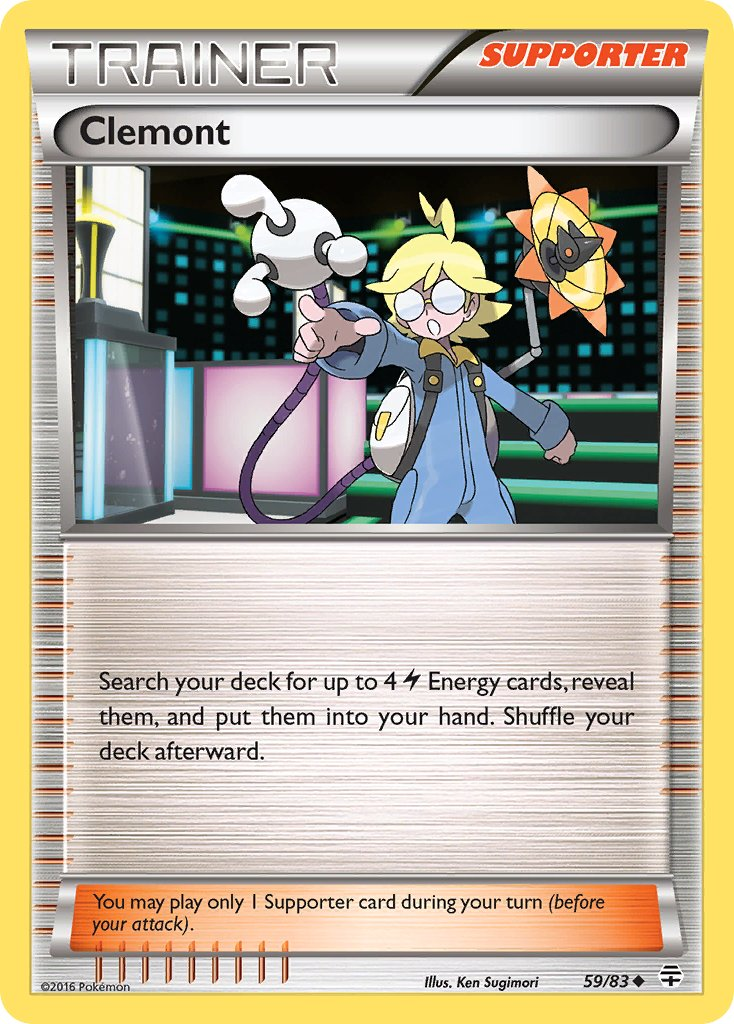 Clemont Pokémon card