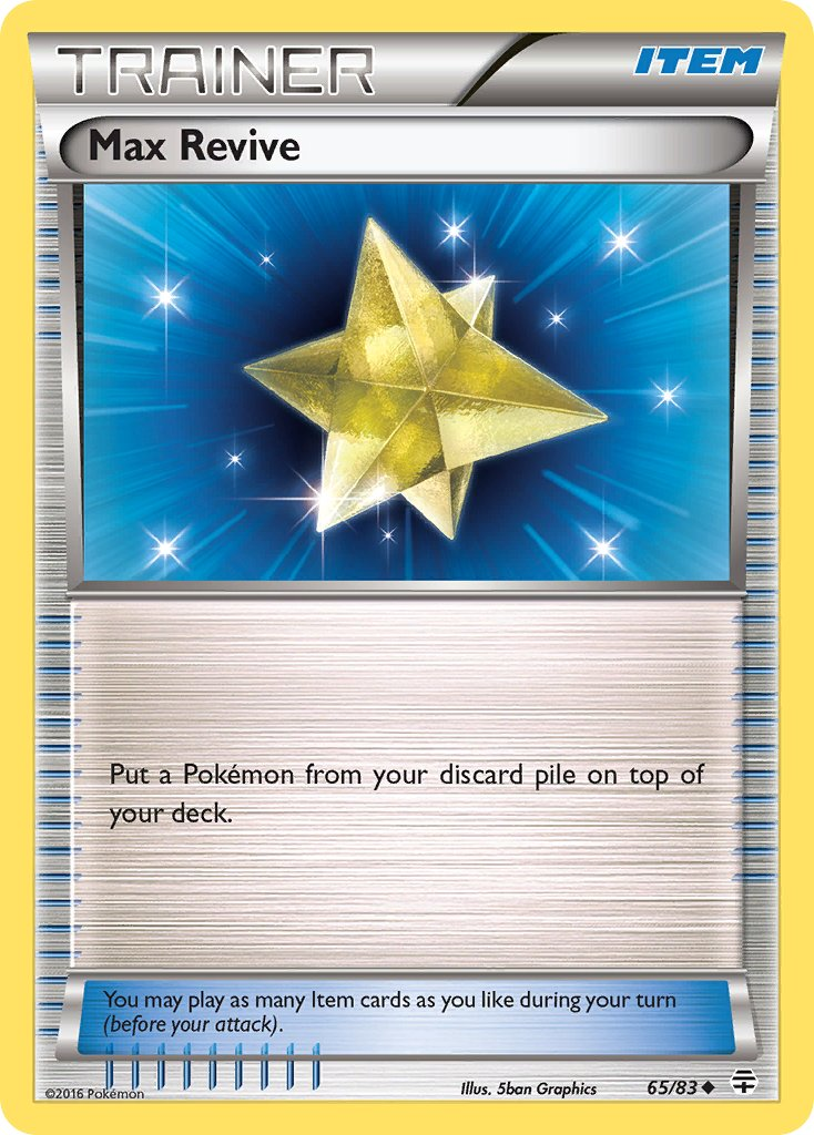 Max Revive Pokémon card