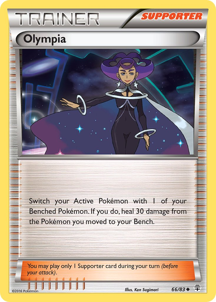 Olympia Pokémon card