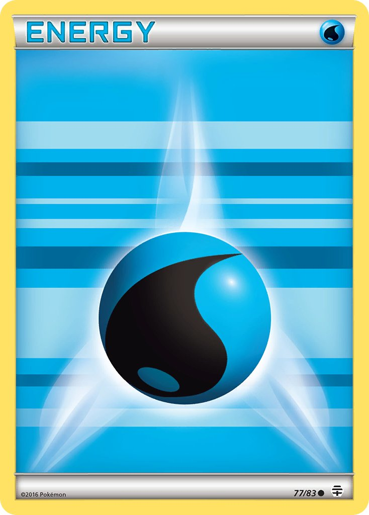 Water Energy Pokémon card