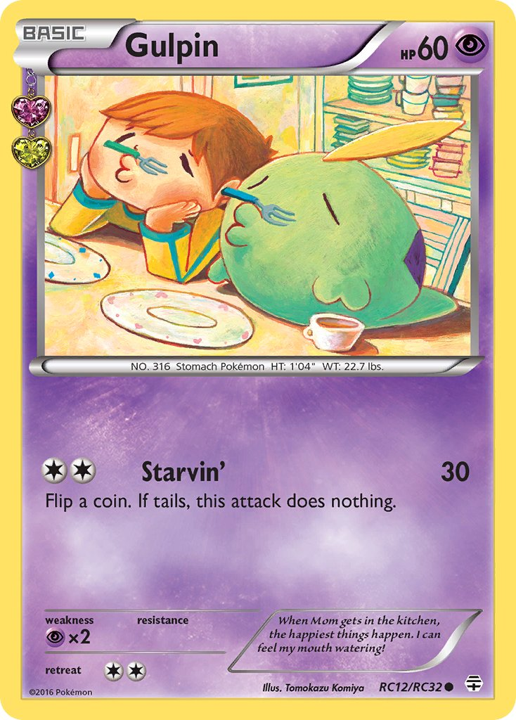 Gulpin Pokémon card