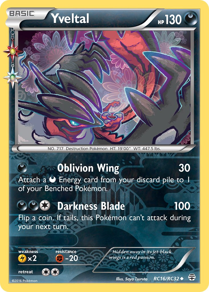 Yveltal Pokémon card