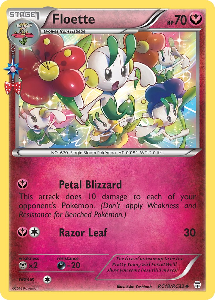 Floette Pokémon card