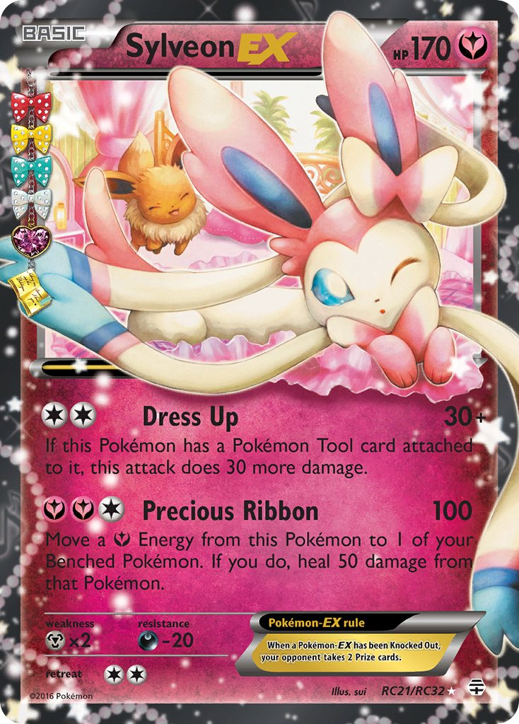 Sylveon EX Pokémon card