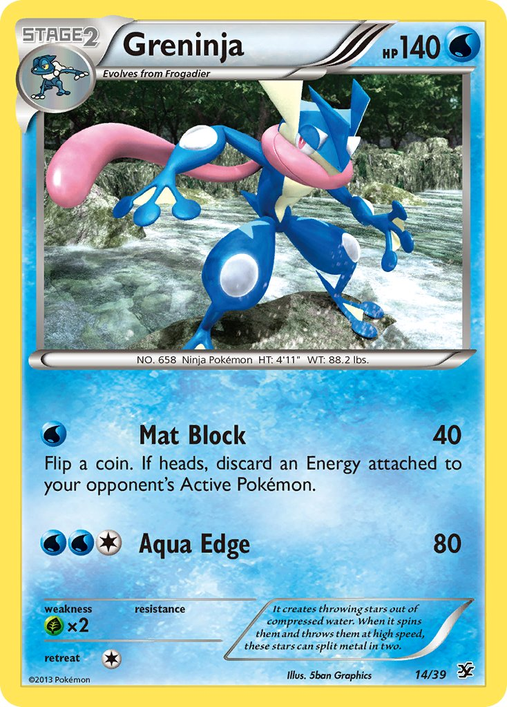 Greninja Pokémon card